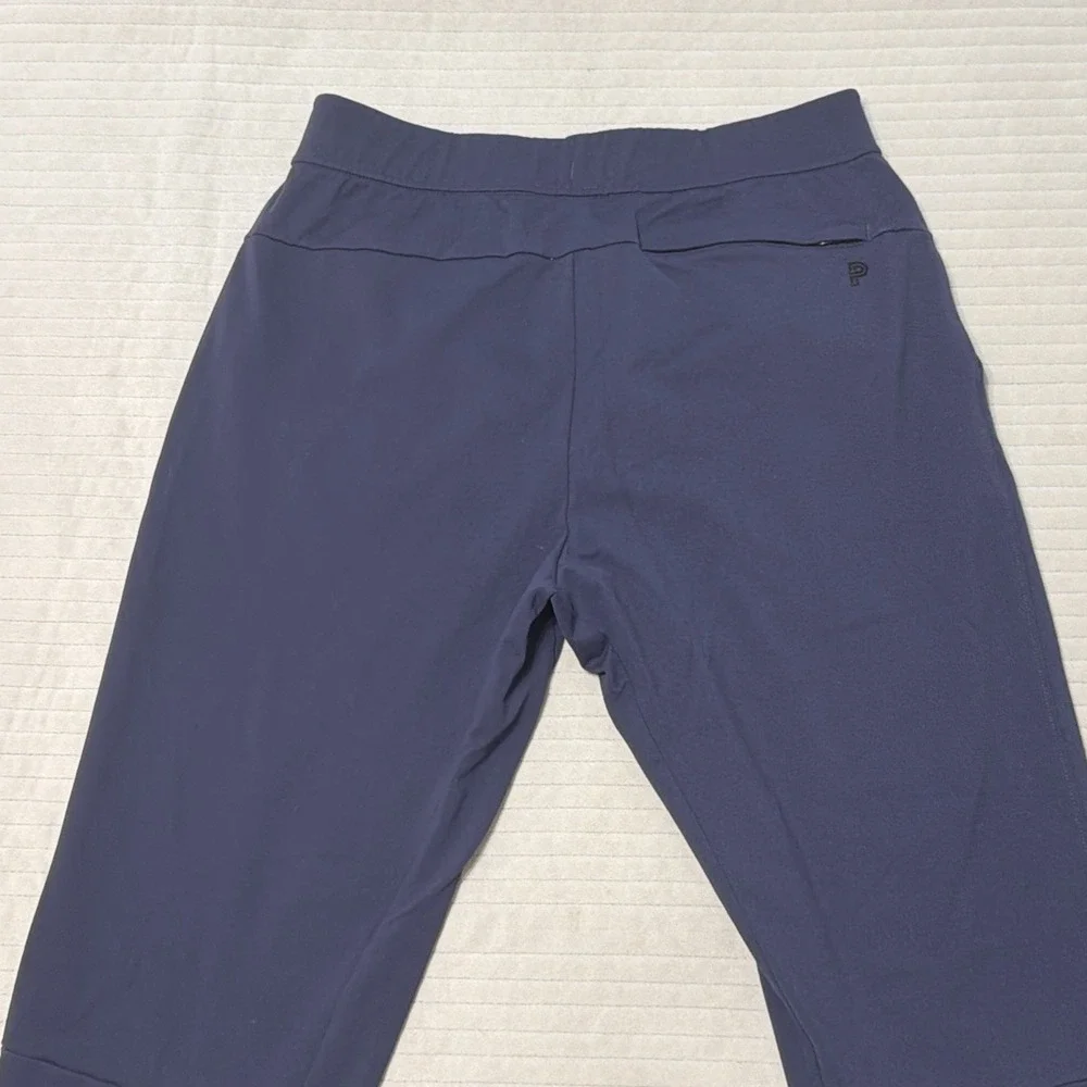 Public Rec All Day Everyday Joggers Mens 30x32 Blue Stretch Gym Pants Drawstring